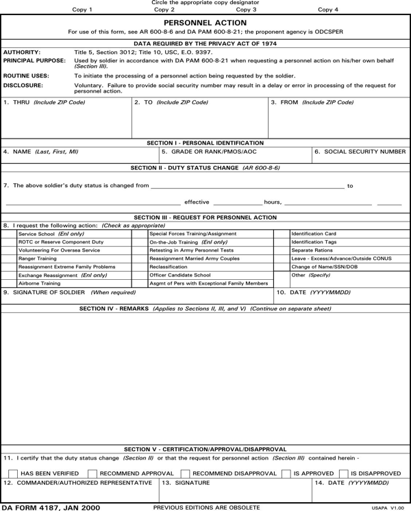 da form 4187
